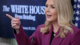 White House press secretary Karoline Leavitt