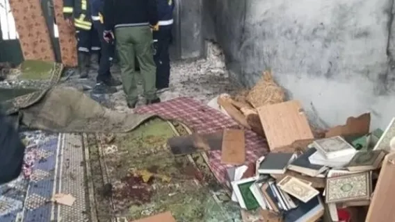 استهداف أحد المساجد في سوريا