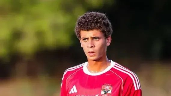 حمزة عبد الكريم لاعب النادي الاهلي