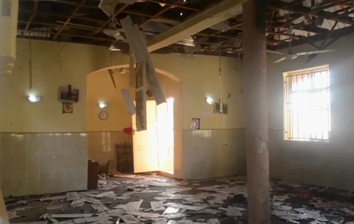 Explosion hits packed mosque in Nigeria